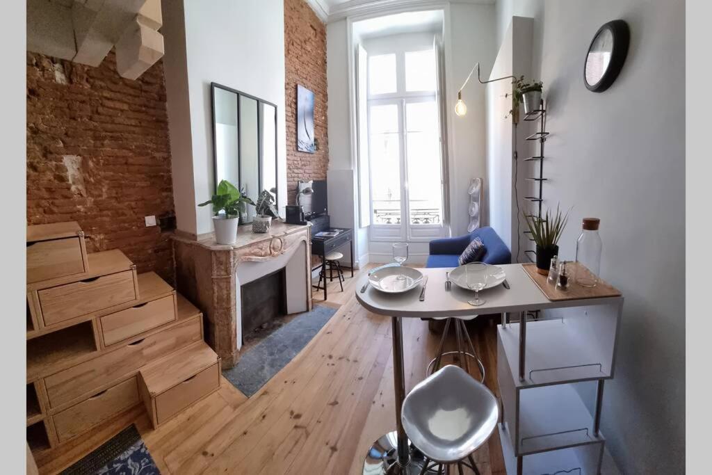 Apartament T1 Bis Cosy- Hypercentre - Clim - Metro - Wifi Tuluza Zewnętrze zdjęcie